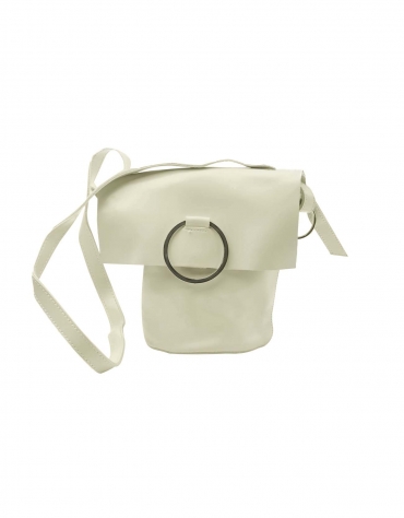 Faux Leather Top-Flap Crossbody