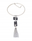 Tassel Charm Long Necklace