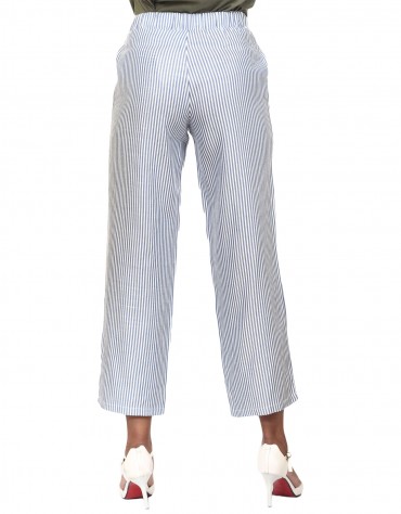 High-Waist Stripe Pants