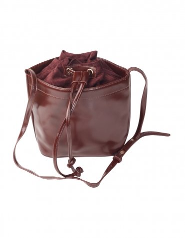 PU Leather Bucket Bag